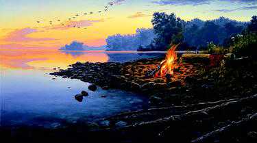 Fireside Point by Darrell Bush Pricing Limited Edition Print image