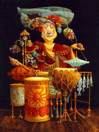 Piscatorial Percussion by James Christensen Pricing Limited Edition Print image