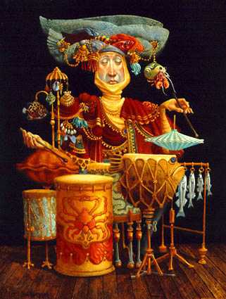 Piscatorial Percussion by James Christensen Pricing Limited Edition Print image
