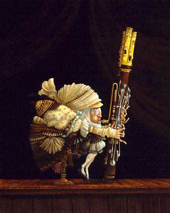 Bassoonist by James Christensen Pricing Limited Edition Print image