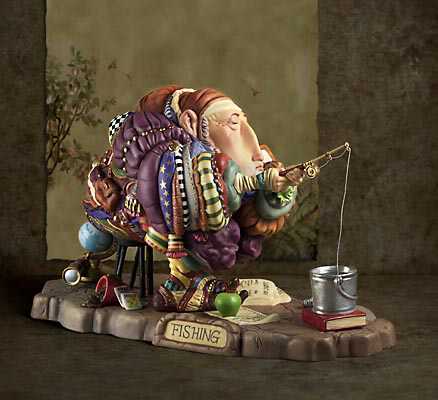 Fishing Porc by James Christensen Pricing Limited Edition Print image
