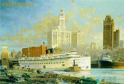 Port Of Chicago by Michael Blaser Pricing Limited Edition Print image