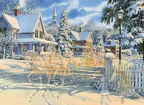 Sleigh Bells Ring by Charles Peterson Pricing Limited Edition Print image