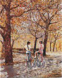Autumn Ride by Robert Sarsony Pricing Limited Edition Print image