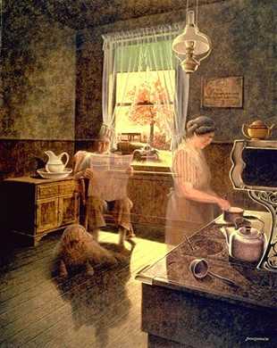 Country Kitchen by James Lumbers Pricing Limited Edition Print image