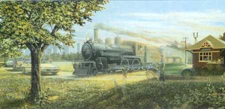 Crossing by James Lumbers Pricing Limited Edition Print image