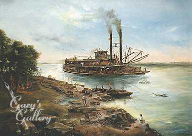Along The Missouri by Gary P Miller Pricing Limited Edition Print image
