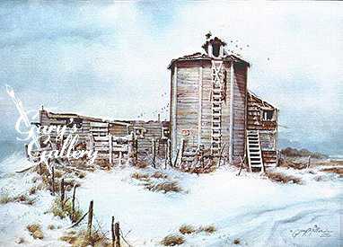 Old Silo by Gary P Miller Pricing Limited Edition Print image