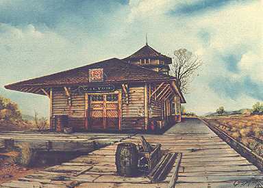 Wilton Depot by Gary P Miller Pricing Limited Edition Print image