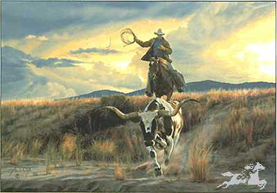 Bringing Home Ranchpet by Tim Cox Pricing Limited Edition Print image