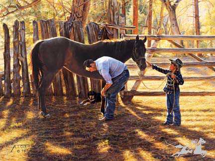 A Helping Hand by Tim Cox Pricing Limited Edition Print image