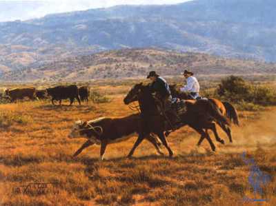 Cardoza Cowboys by Tim Cox Pricing Limited Edition Print image