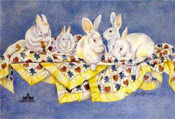 Bunny Love by Martha Smith Hayes Pricing Limited Edition Print image