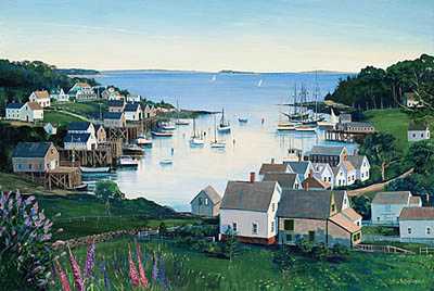 View New Harbor by Sally Caldwell Fisher Pricing Limited Edition Print image