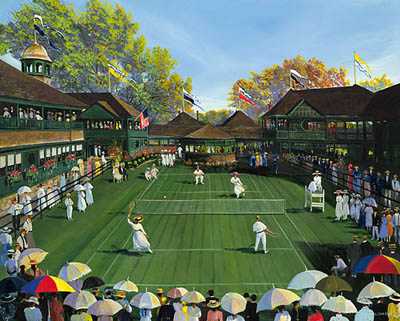 Newport Tennis by Sally Caldwell Fisher Pricing Limited Edition Print image