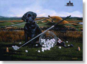 Drive Show Putt by Phillip Crowe Pricing Limited Edition Print image