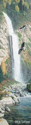 Waterfall by Ed Tussey Pricing Limited Edition Print image