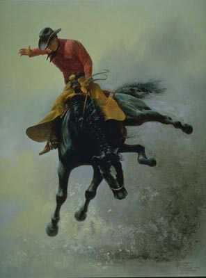 Rough String Rider by Chuck Dehaan Pricing Limited Edition Print image