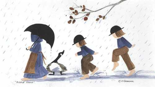 Puddle Pickin by Diane Graebner Pricing Limited Edition Print image