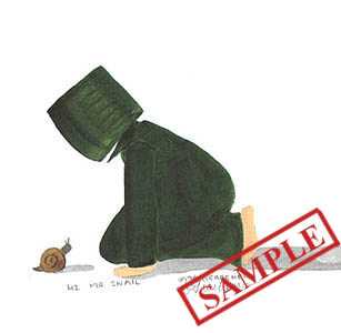 Hi Mr Snail by Diane Graebner Pricing Limited Edition Print image