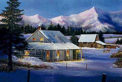 Mountain Retreat by Patricia Bourque Pricing Limited Edition Print image
