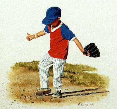 Little Leaguers Ptchr by Patricia Bourque Pricing Limited Edition Print image