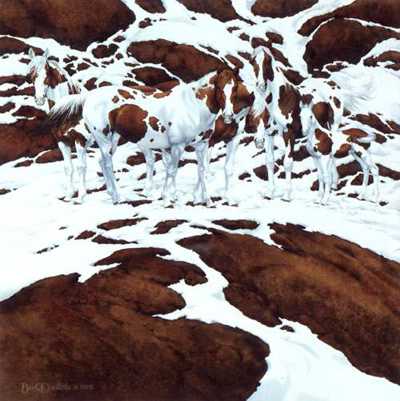 Pintos by Bev Doolittle Pricing Limited Edition Print image