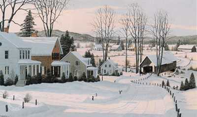 Covered Bridge by Bill Saunders Pricing Limited Edition Print image