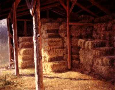Hay Shed by Lee Cable Pricing Limited Edition Print image