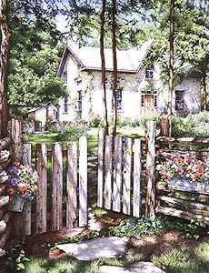 Shaded Gate by Laura Berry Pricing Limited Edition Print image