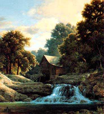 Shady Creek Mill by Larry Dyke Pricing Limited Edition Print image
