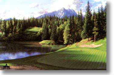 8Th @ Banff Springs by Larry Dyke Pricing Limited Edition Print image