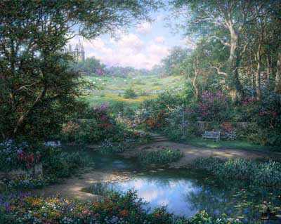 Marthas Garden by Larry Dyke Pricing Limited Edition Print image