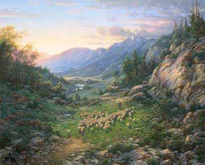 Good Shepherd by Larry Dyke Pricing Limited Edition Print image