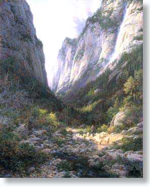 Walk Thru Valley by Larry Dyke Pricing Limited Edition Print image