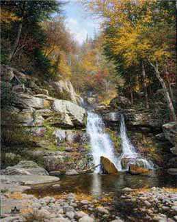 Crystal Cascade by Larry Dyke Pricing Limited Edition Print image