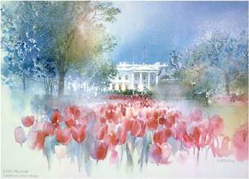White House Spring by Nita Engle Pricing Limited Edition Print image