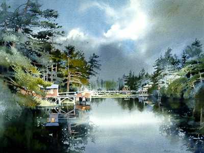 Pine River by Nita Engle Pricing Limited Edition Print image