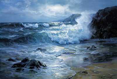 Moontide by Charles Vickery Pricing Limited Edition Print image