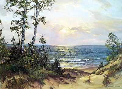 Duneland Sunset by Charles Vickery Pricing Limited Edition Print image