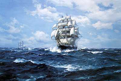 Full Sail by Charles Vickery Pricing Limited Edition Print image