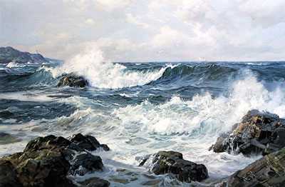 Rough Surf by Charles Vickery Pricing Limited Edition Print image