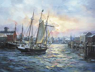 Arrival by Charles Vickery Pricing Limited Edition Print image