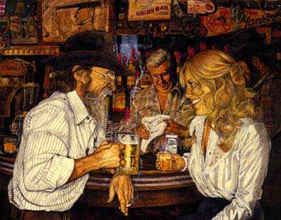 Bar Talk by Steven Saylor Pricing Limited Edition Print image