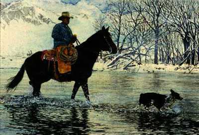 Crossin The Carson by Steven Saylor Pricing Limited Edition Print image