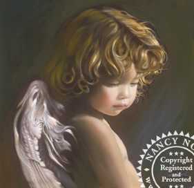 Angel Look Down by Nancy Noel Pricing Limited Edition Print image