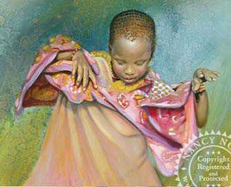 African Girl Dancin by Nancy Noel Pricing Limited Edition Print image