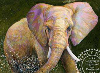 Elephant by Nancy Noel Pricing Limited Edition Print image