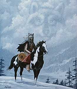 Soul Of Wolf by Marguerite Fields Pricing Limited Edition Print image