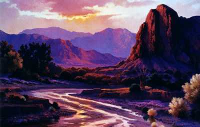 Days End Red Rock by Beverly Carrick Pricing Limited Edition Print image
